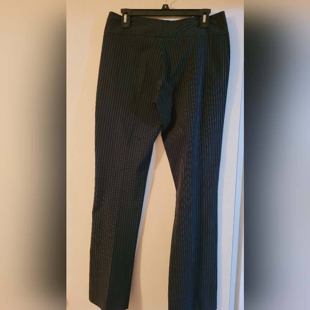 Pinstripe slacks